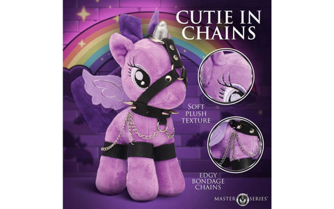 XR Brands Raven Plum Bondage Play Sex Pony - Party Gifts and Novelties
