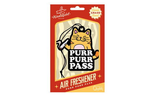 Wood Rocket Purr Purr Pass Air Freshener