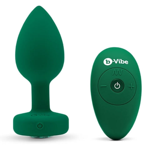 b-Vibe Vibrating Jewels Remote Control Plug M/L - Butt Plugs