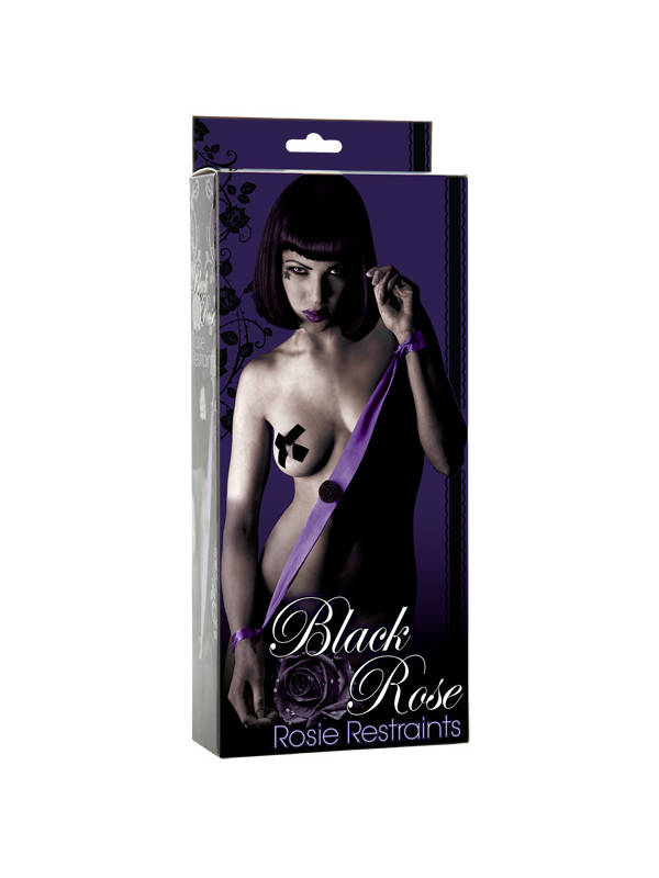 Black Rose Rosie BDSM Play Restraints Cuffs and Restraints