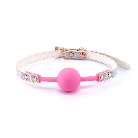 Cosmo Bondage Ball Gag Rainbow - Bondage Gags and Bits