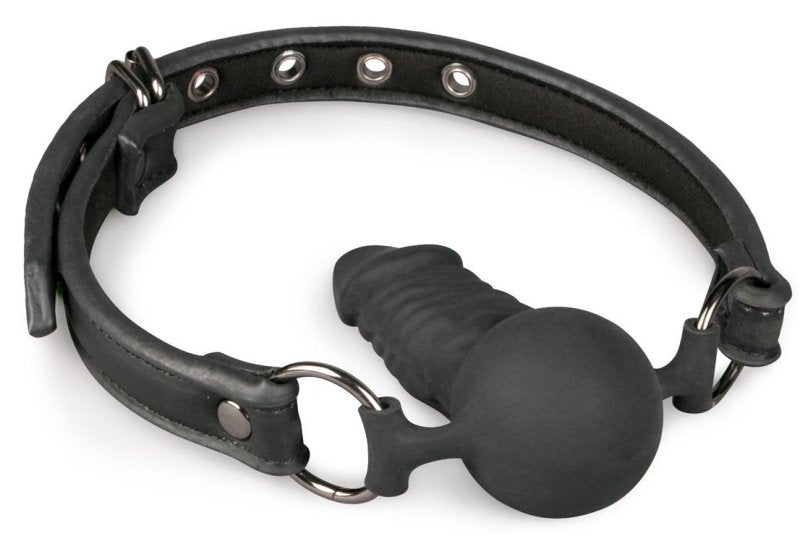 Easy Toys Gag with Silicone Dong Bondage Gags and Bits