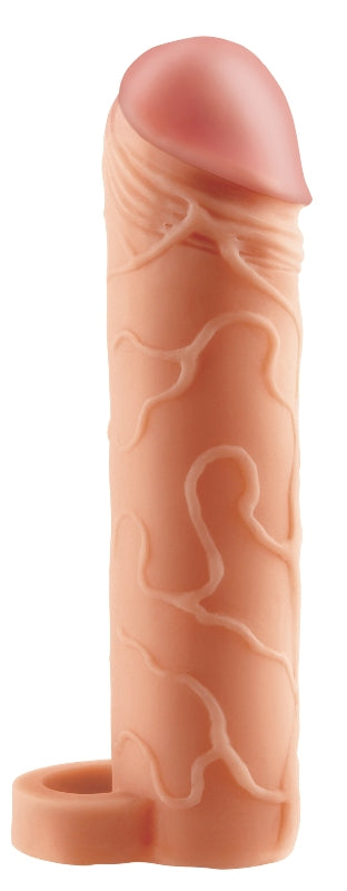 Fantasy Xtensions Perfect Extension w/ Ball Strap Flesh Penis Sleeves and Extenders