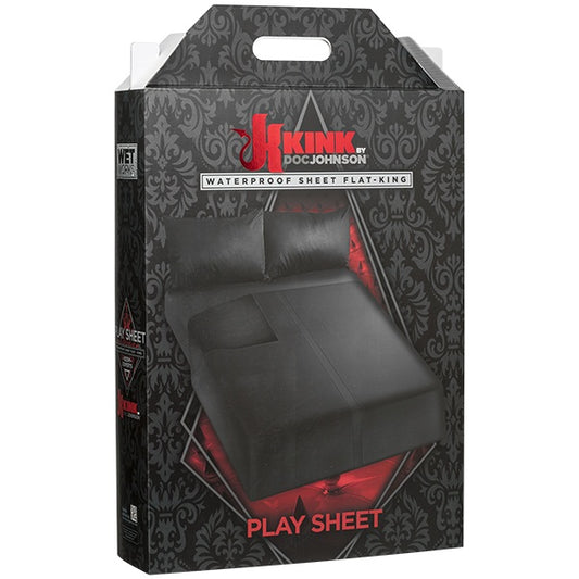 Kink Wet Works Waterproof Bedding Flat Black - Sex Furniture
