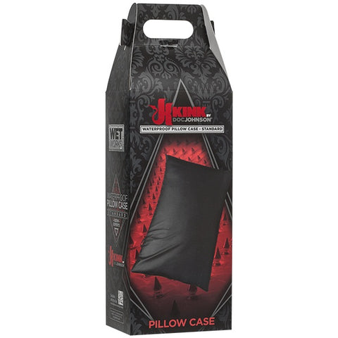 Kink Wet Works Waterproof Pillow Case Standard Black - Sex Furniture