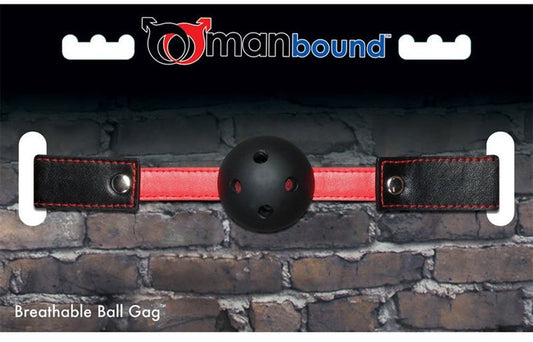 Manbound Breathable Ball Gag - Bondage Gags and Bits