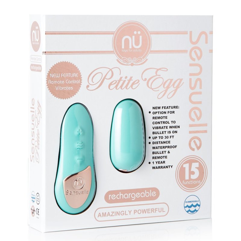 Nu Sensuelle 15 Function Remote Control Petite Egg - Love Eggs and Kegel Exercisers