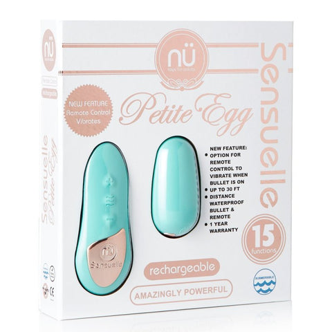 Nu Sensuelle 15 Function Remote Control Petite Egg - Love Eggs and Kegel Exercisers