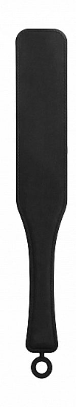 OUCH! Silicone Textured Paddle Black - Paddles And Slappers