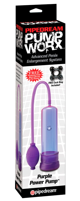 Pump Worx Purple Power Mens Penis Pump Penis Pumps And Stretchers