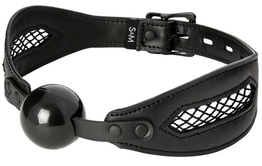 Sportsheets Fishnet Ball Gag - Bondage Gags and Bits