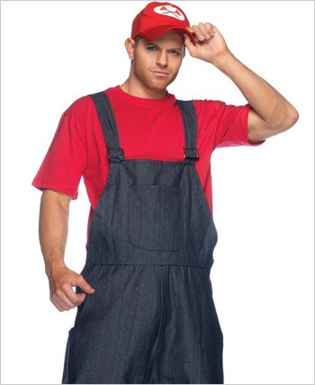 Super Plumber Costume Fancy Dress Ups