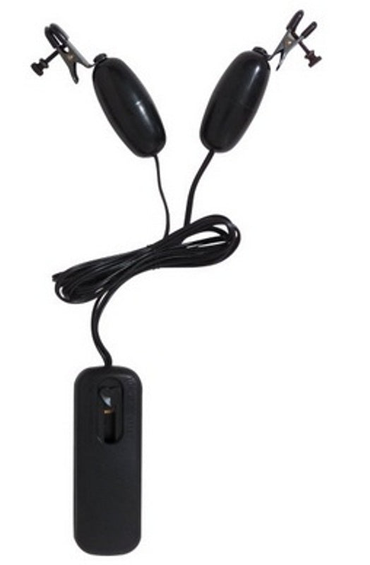 Vibrating Alligator Mini Nipple Clamps Black Nipple and Clit Clamps