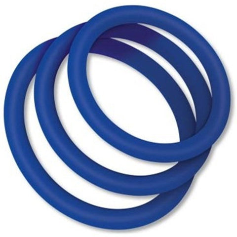 Zolo Classic Stretchy Silicone Cock Ring 3-Pack - Stretchy Cock Rings