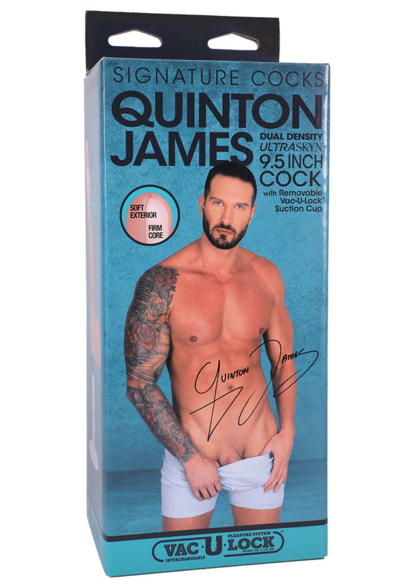 Doc Johnson Quinton James Realistic Cock with Vac U Lock Realistic Dildos