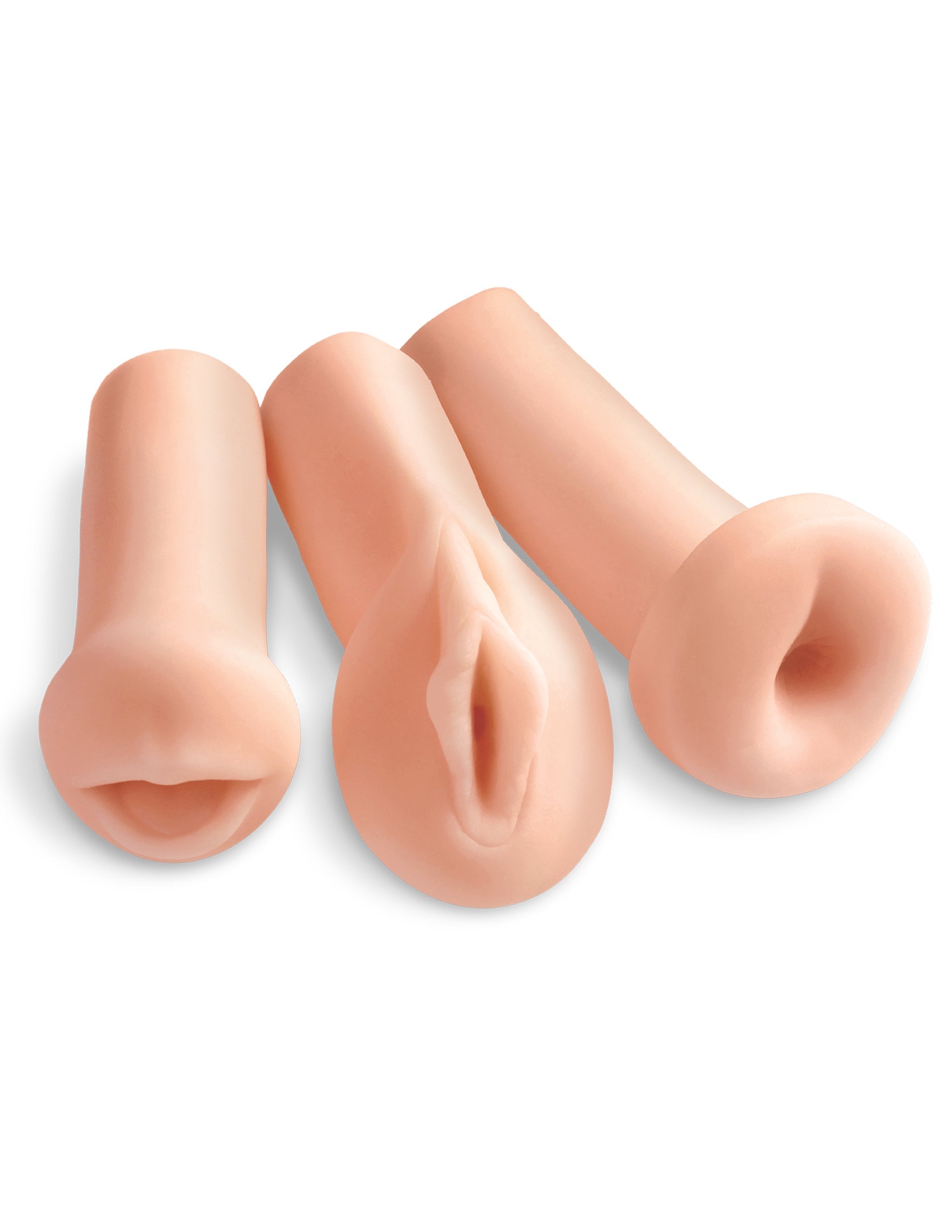 Pipedream Extreme Toyz All 3 Holes Realistic Male Stroker Masturbators and Strokers