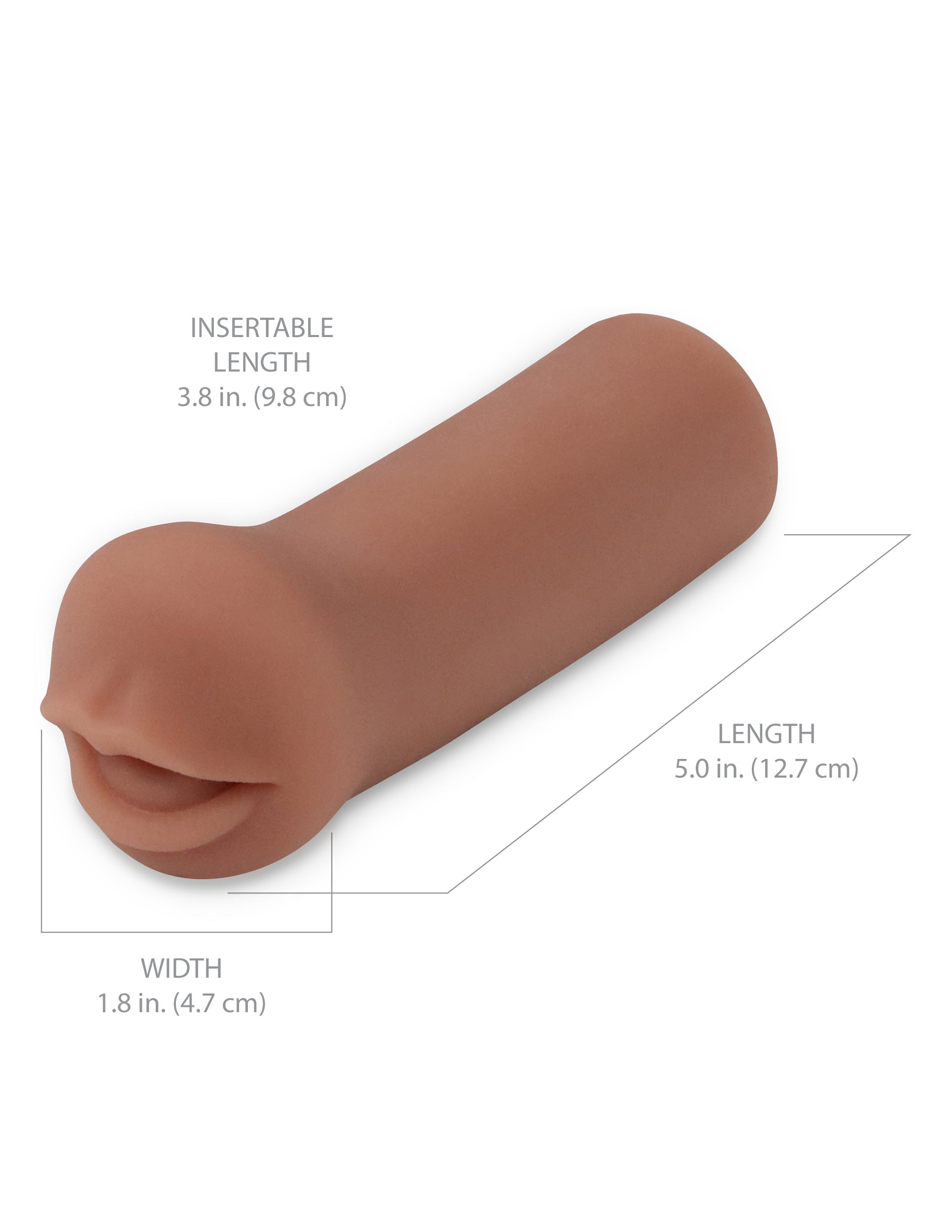 PDX Extreme Coed Cocksucker Ultra Realistic Stroker Brown Masturbators and Strokers