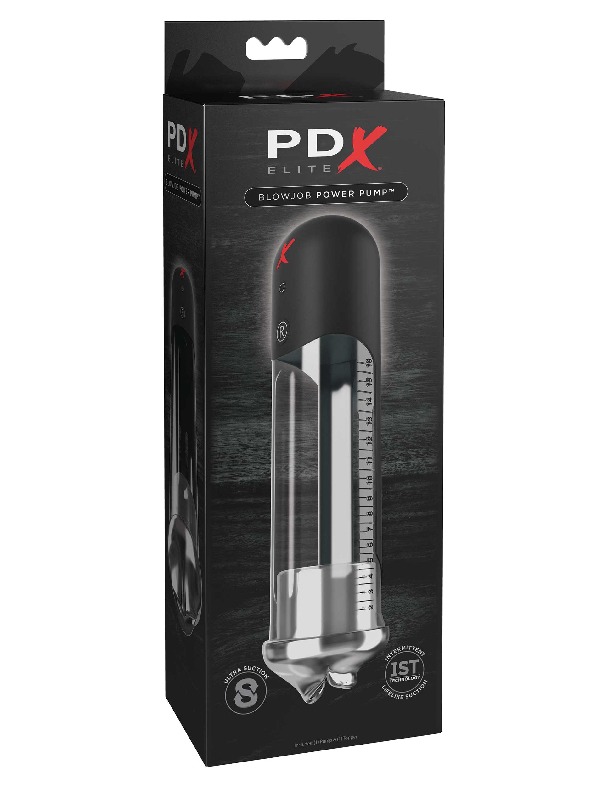 PDX Elite Blowjob Power Male Penis Enlargement Pump Pumps, Extenders and Sleeves