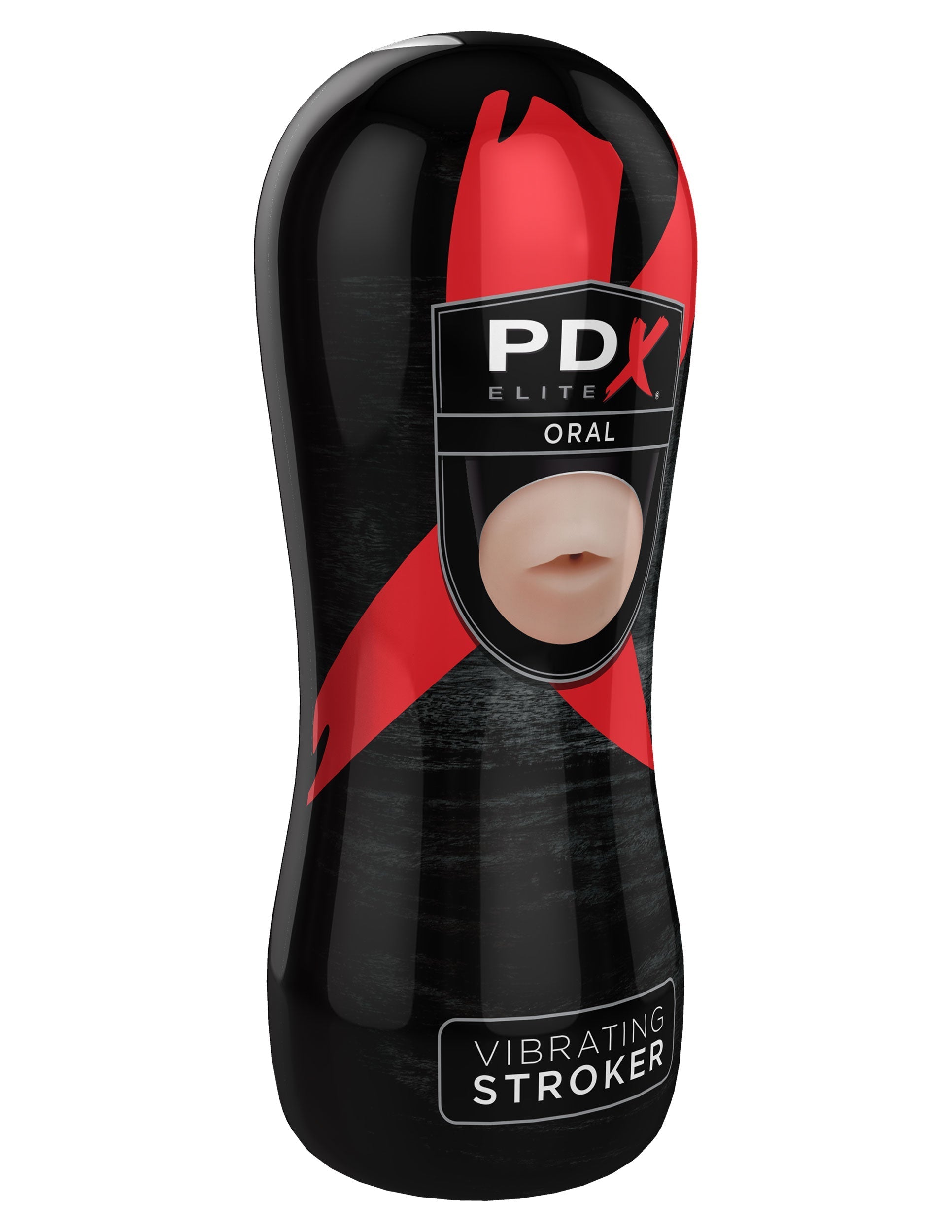 PDX Elite Vibrating Oral Sex Realistic Mens Stroker Masturbators and Strokers