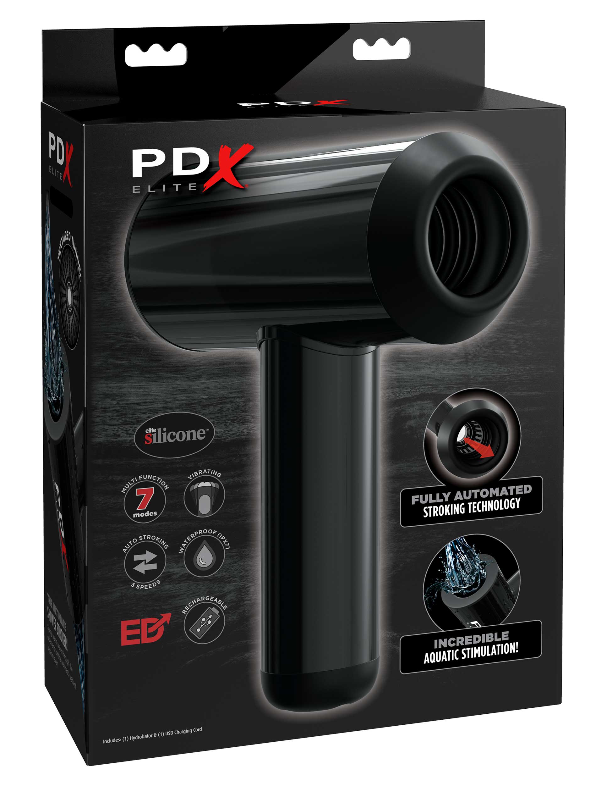 PDX Elite Hydrobator Multi Functions Male Stroker Luxury Sex Toys