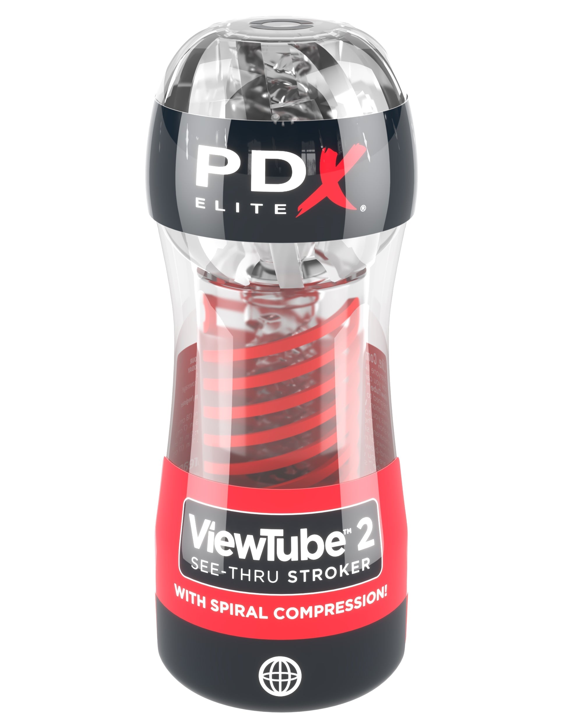 PDX Elite Viewtube 2 See-Thru Male Stroker Masturbators and Strokers