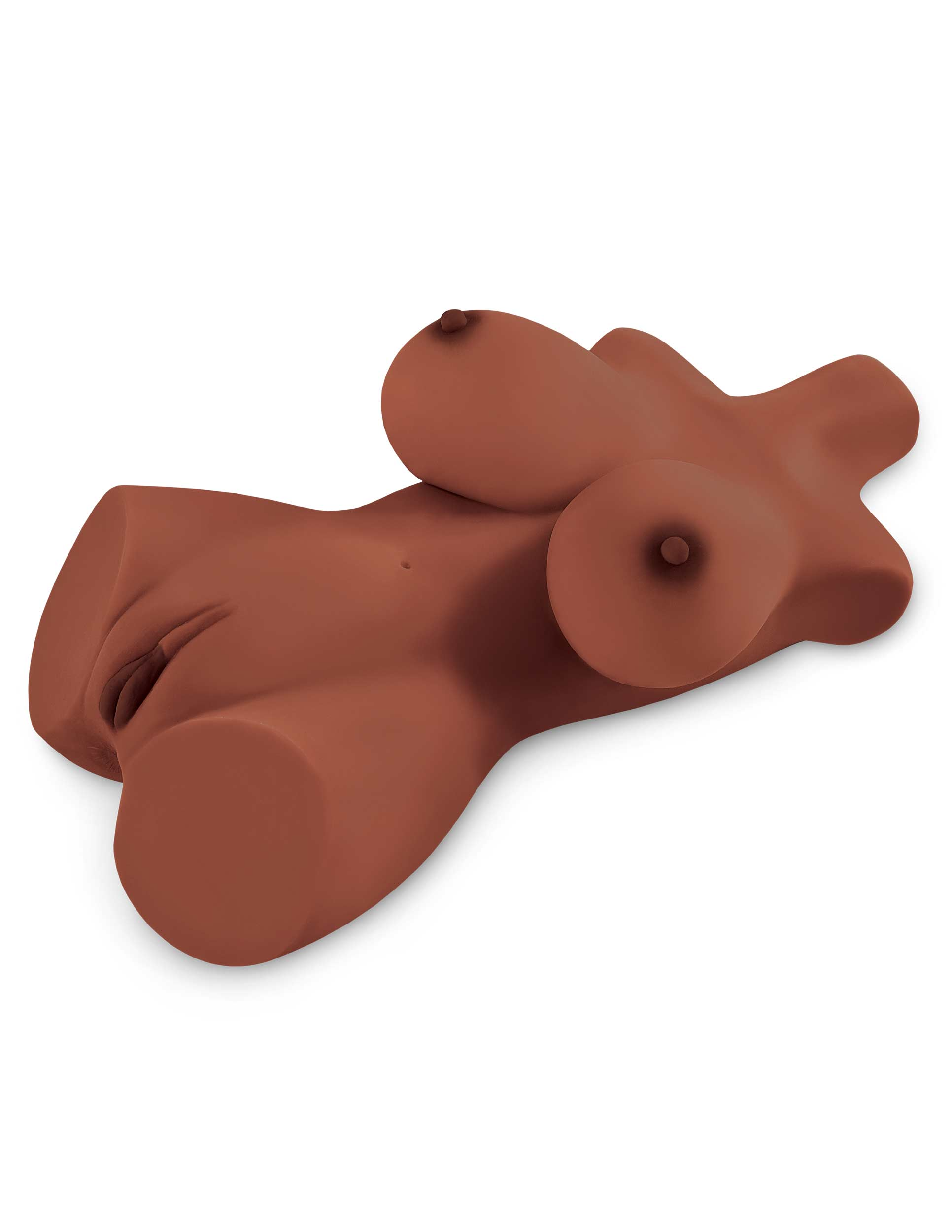 PDX Plus Perfect 10 Torso Mens Masturbator Brown Masturbators and Strokers
