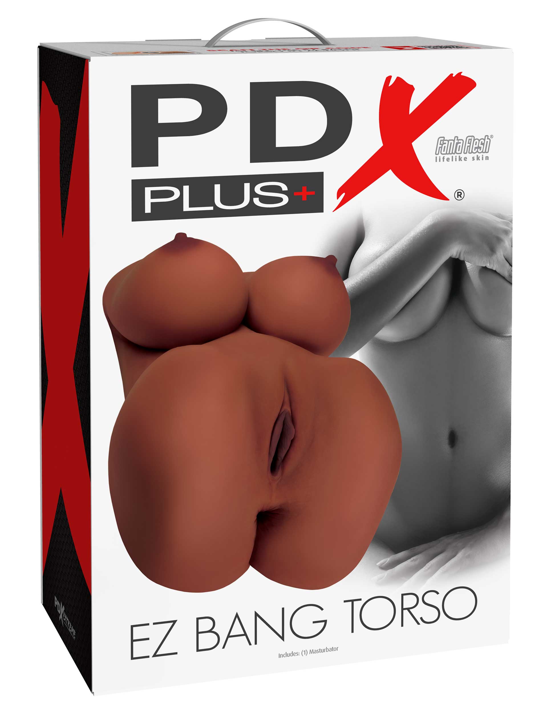 PDX Plus EZ Bang Torso Realistic Male Masturbator Realistic Butts And Vaginas