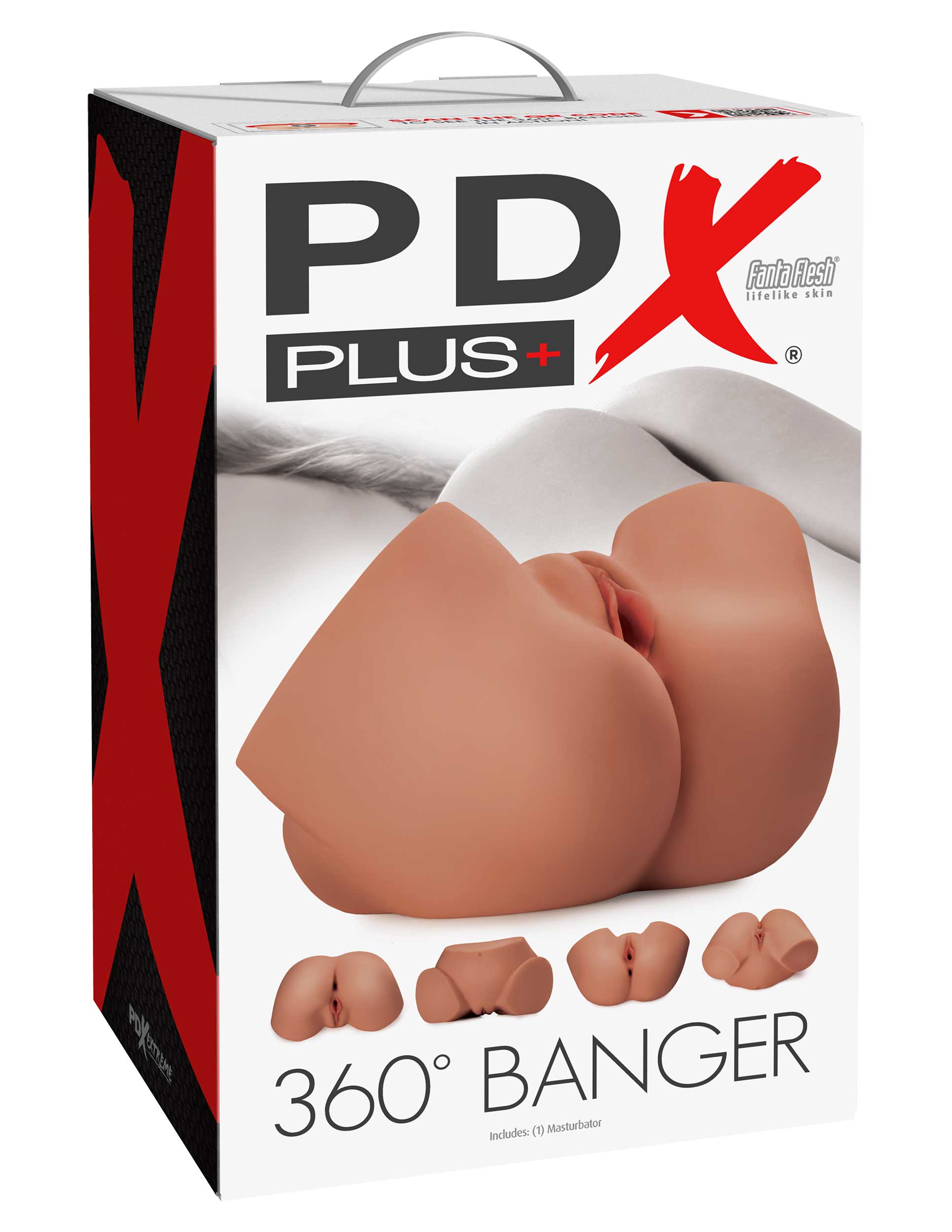 PDX Plus 360 Banger Realistic Mens Masturbator Realistic Butts And Vaginas