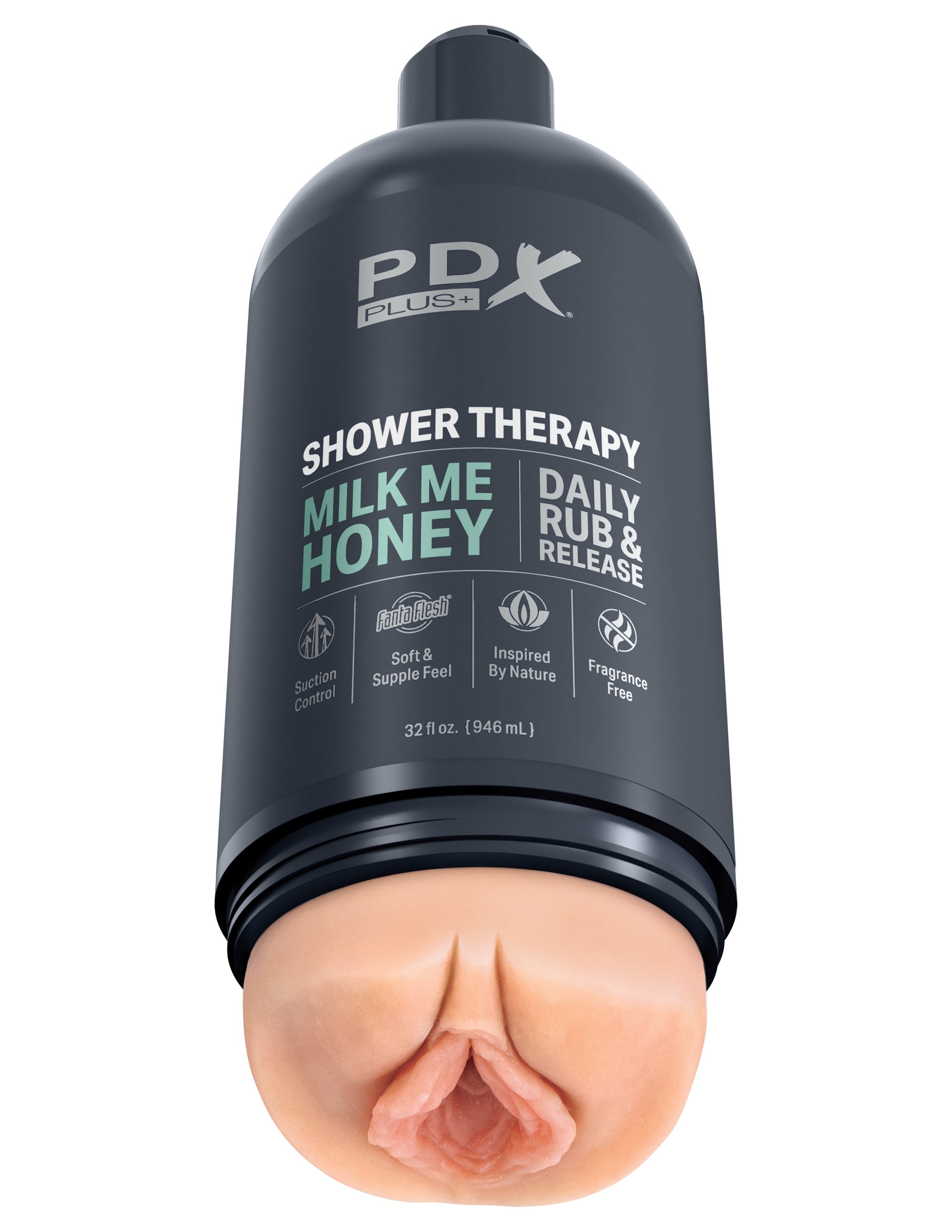 PDX Plus Shower Therapy Milk Me Honey Male Masturbator Masturbators and Strokers