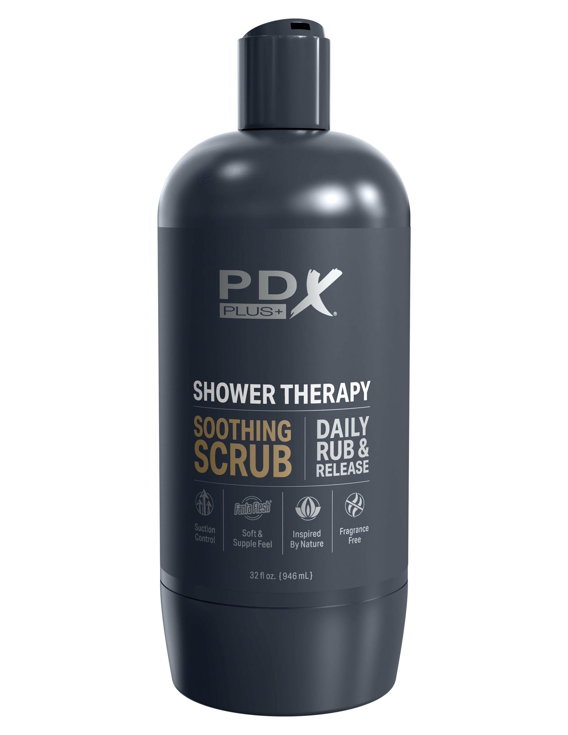 PDX Plus Shower Therapy Soothing Scrub Mens Masturbator Masturbators and Strokers