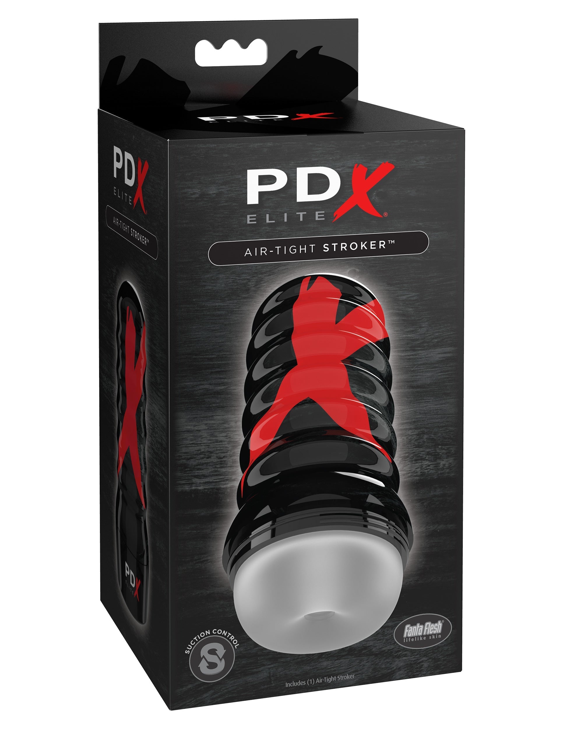 PDX Elite Air Tight Realistic Male Stroker Frosted Masturbators and Strokers