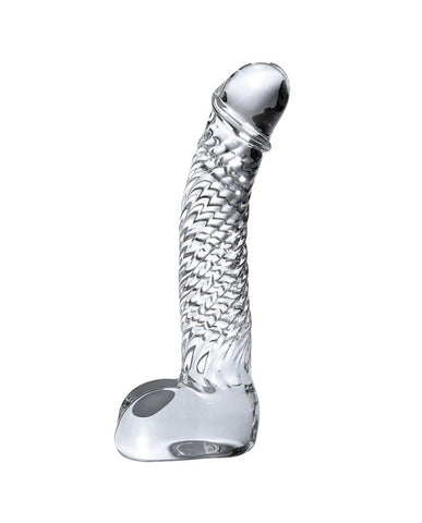 Pipedream Icicles No 61 Realistic Glass Dildo - Glass Sex Toys