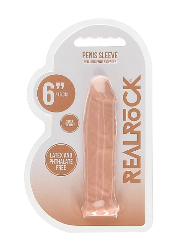 Realrock Skin Penis Sleeve 6 inch Penis Sleeves and Extenders