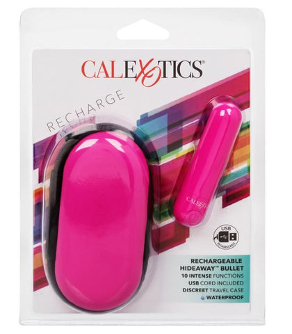 Rechargeable Hideaway Bullet 10 Function Travel Massager - Bullet Vibrators