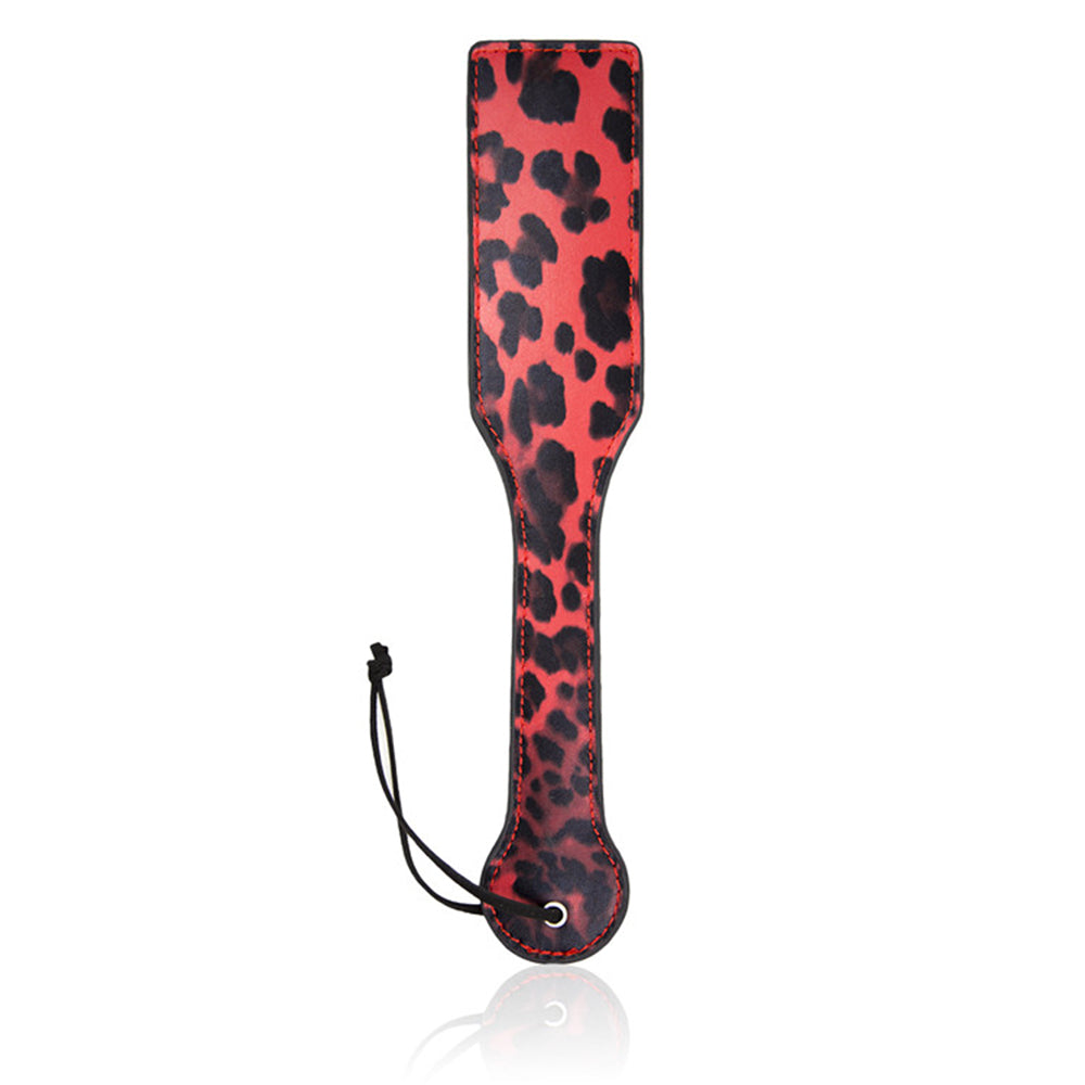 Red Leopard Paddle Paddles And Slappers