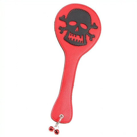 Round Paddle With Skull - Paddles And Slappers