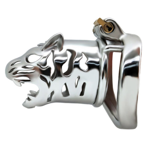 Ridem Tiger Silver Cock Cage - Male Chastity
