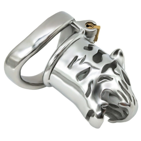 Ridem Tiger Silver Cock Cage - Male Chastity