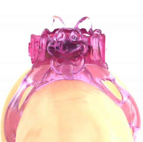 BDStyle Multi Functions TPR Vibrating Cock Ring - Vibrating Cock Rings
