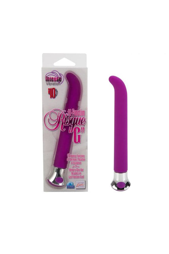 CalExotics 10 Function Risque G Spot Vibrator Purple G-Spot Vibrators
