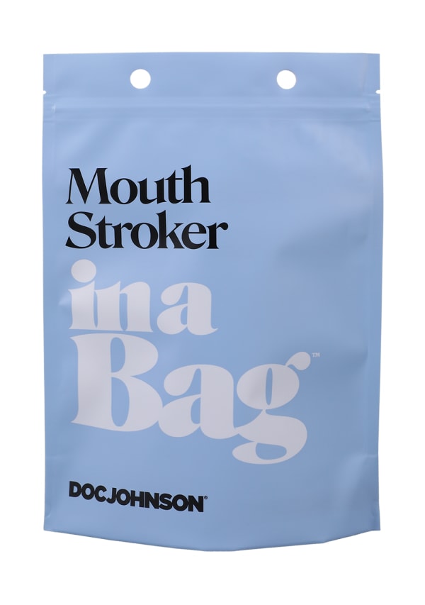 Doc Johnson Lifelike & Textured Mouth Stroker In A Bag Masturbators and Strokers