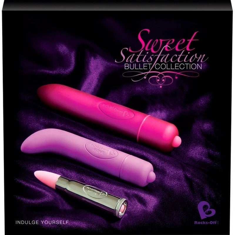 Rocks Off Sweet Satisfaction Bullet Collection Box Waterproof Vibrators