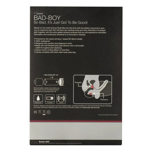 Rocks Off Bad Boy Rechargeable Intense Black - Prostate Toys