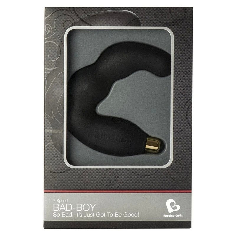 Rocks Off Bad Boy Rechargeable Intense Black Prostate Toys