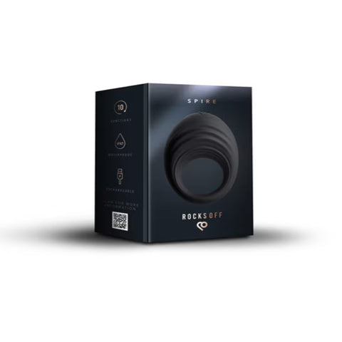 Spire Vibrating Liquid Silicone Cock Ring - Vibrating Cock Rings