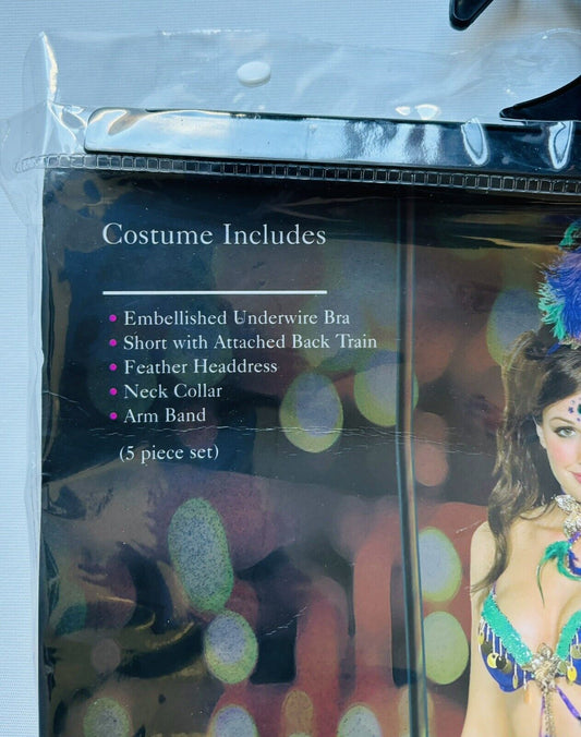 Dreamgirl Mardi Gras 5 Piece Adult Womens Costume Queen - Fancy Dress Ups