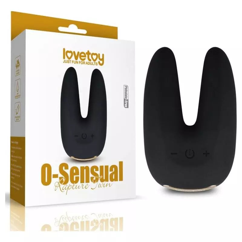 Lovetoy O Sensual Rapture Dual Motor Clit Massager Vibrator Clit Ticklers and Pulsators