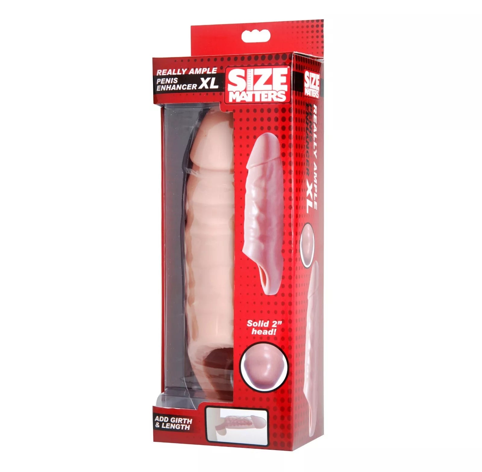 Size Matters Really Ample Penis Enhancer Sheath XL Pumps, Extenders and Sleeves