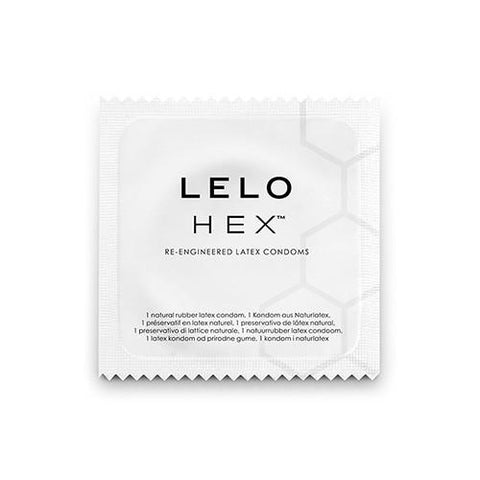 LELO HEX Original Unique Structure Thin Condoms - Condoms