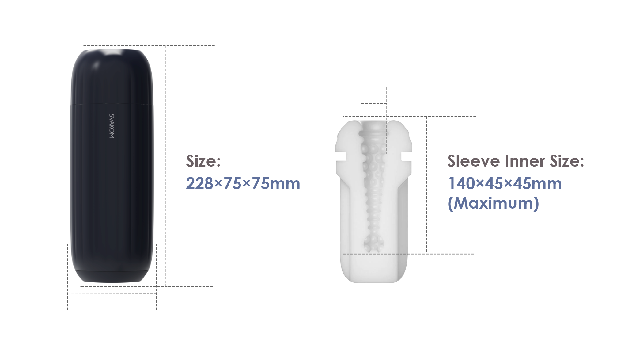 Svakom Sam Neo Suction and Vibration Mens Masturbator Luxury Sex Toys